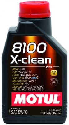 MOTUL 8100 X-Clean 5W-40  1л.